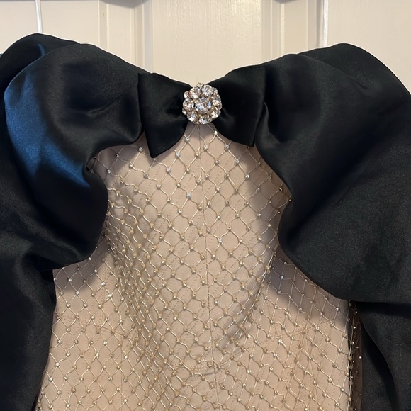 Nafsika Skourti Cream Opera Crystal Mini Dress - Picture 4 of 9